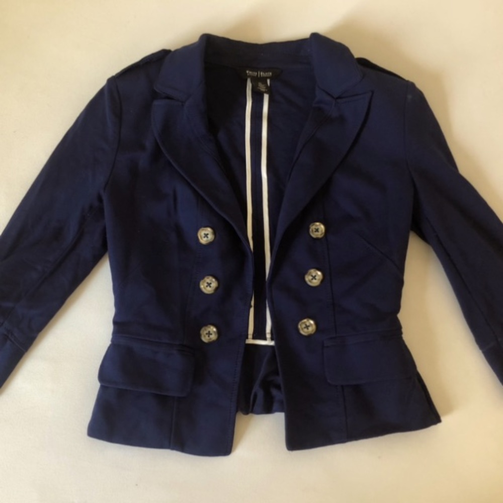 White House Black Market Navy Blazer